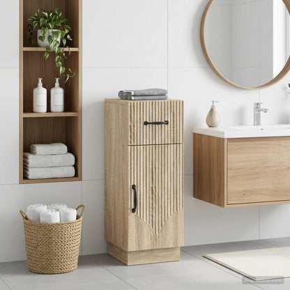 vidaXL Bathroom Storage Cainet HOORN Sonoma Oak 30 x 31 x 77 cm