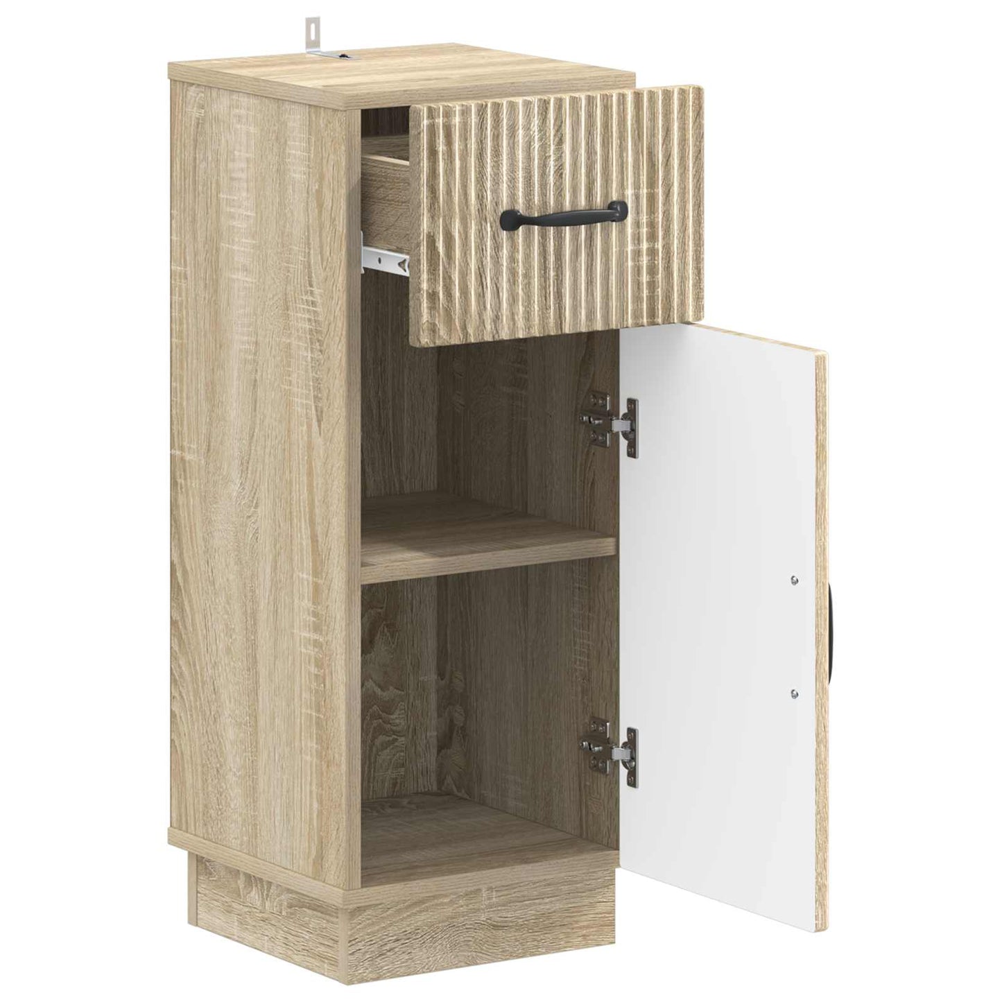 vidaXL Bathroom Storage Cainet HOORN Sonoma Oak 30 x 31 x 77 cm