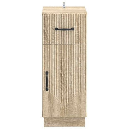 vidaXL Bathroom Storage Cainet HOORN Sonoma Oak 30 x 31 x 77 cm
