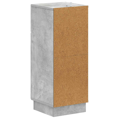 vidaXL Bathroom Storage Cainet HOORN Concrete Grey 30 x 31 x 77 cm