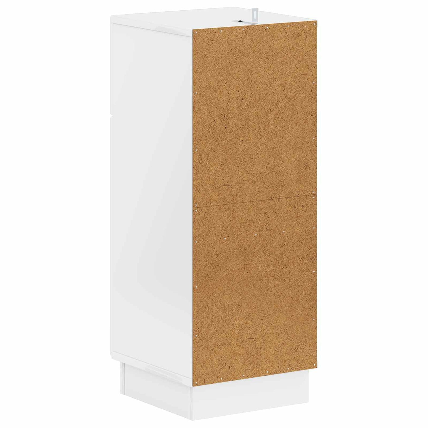 vidaXL Bathroom Storage Cainet HOORN High Gloss White 30 x 31 x 77 cm