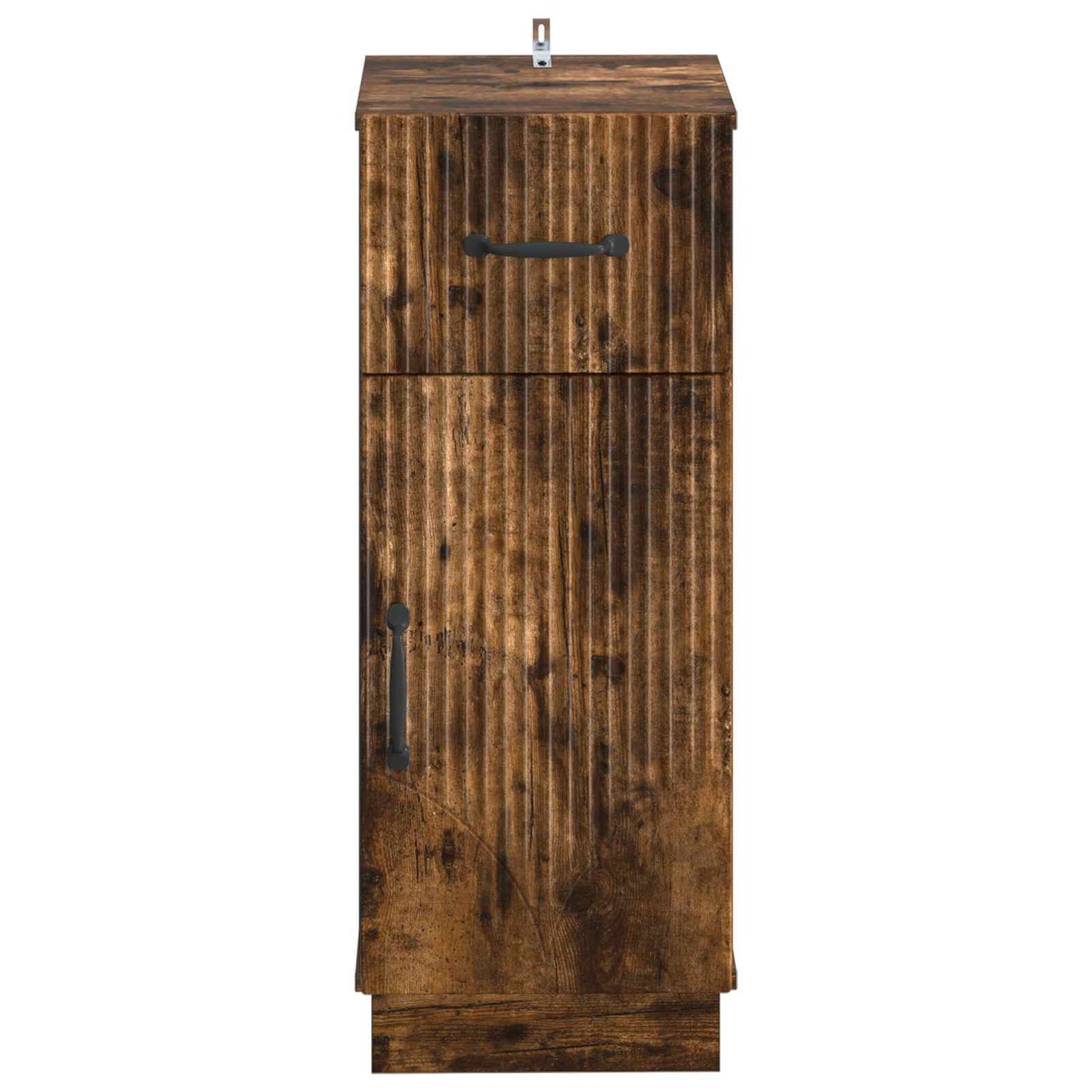 vidaXL Bathroom Storage Cainet HOORN Smoked Oak 30 x 31 x 77 cm