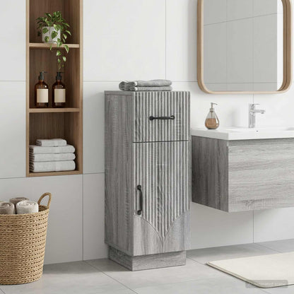 vidaXL Bathroom Storage Cainet HOORN Grey Sonoma 30 x 31 x 77 cm
