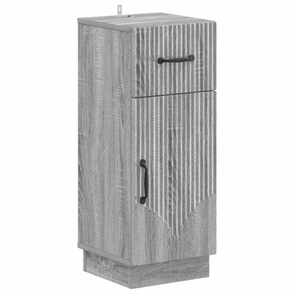 vidaXL Bathroom Storage Cainet HOORN Grey Sonoma 30 x 31 x 77 cm