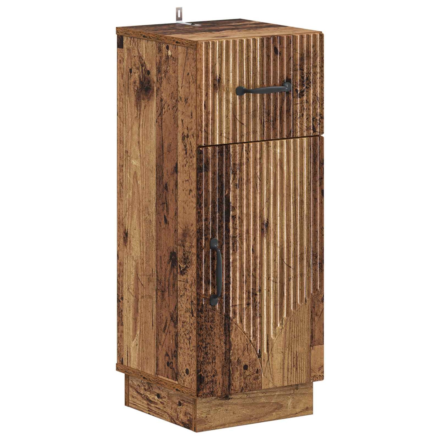 vidaXL Bathroom Storage Cainet HOORN Old Wood 30 x 31 x 77 cm