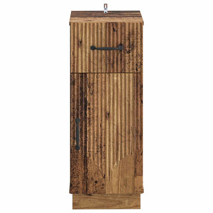vidaXL Bathroom Storage Cainet HOORN Old Wood 30 x 31 x 77 cm
