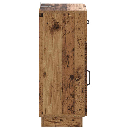 vidaXL Bathroom Storage Cainet HOORN Old Wood 30 x 31 x 77 cm