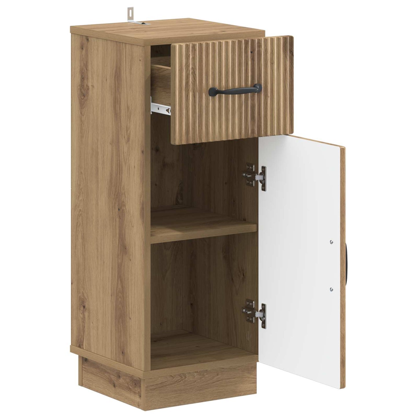 vidaXL Bathroom Storage Cainet HOORN Artisan Oak 30 x 31 x 77 cm