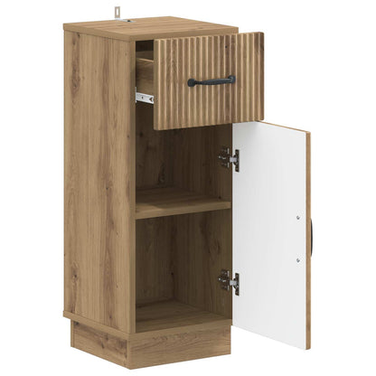 vidaXL Bathroom Storage Cainet HOORN Artisan Oak 30 x 31 x 77 cm