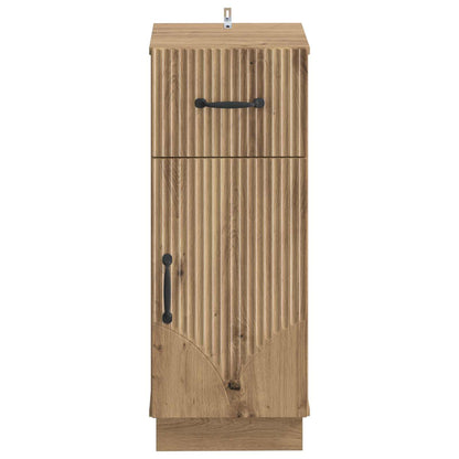 vidaXL Bathroom Storage Cainet HOORN Artisan Oak 30 x 31 x 77 cm