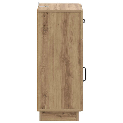 vidaXL Bathroom Storage Cainet HOORN Artisan Oak 30 x 31 x 77 cm