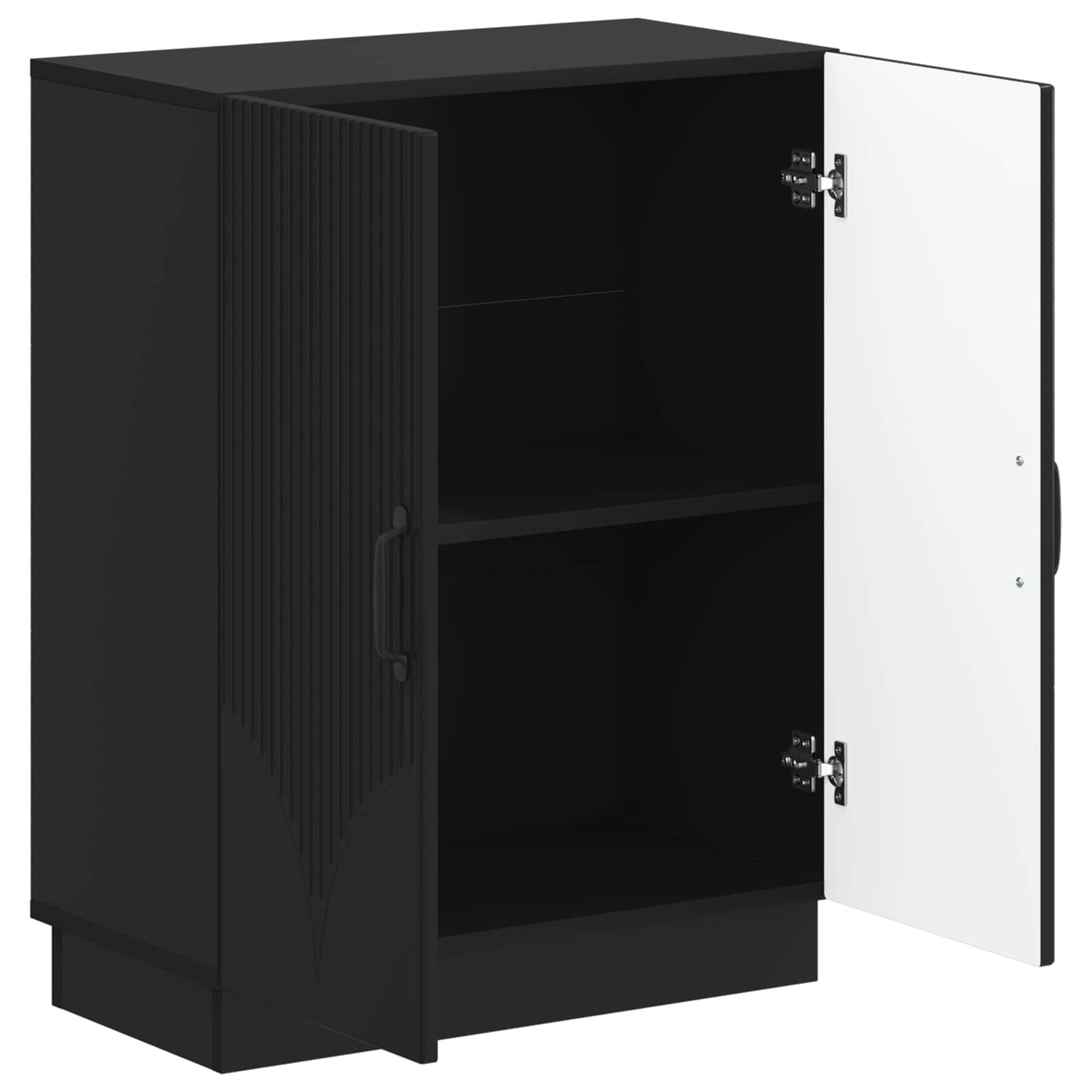 vidaXL Bathroom Storage Cainet HOORN Black 59.5 x 31 x 77 cm