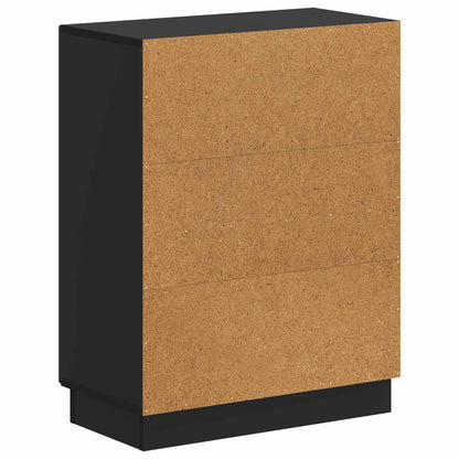 vidaXL Bathroom Storage Cainet HOORN Black 59.5 x 31 x 77 cm