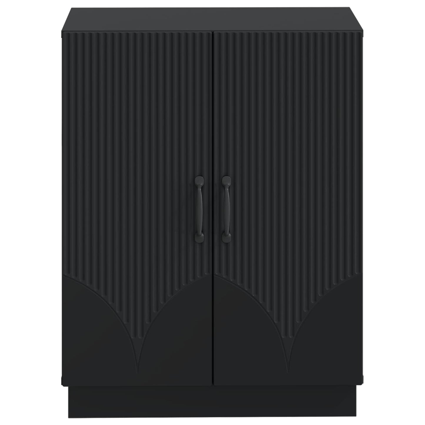 vidaXL Bathroom Storage Cainet HOORN Black 59.5 x 31 x 77 cm
