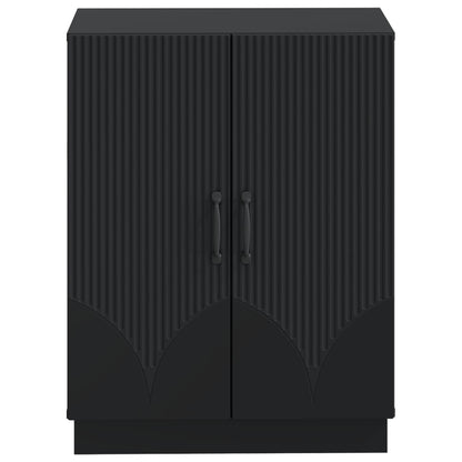 vidaXL Bathroom Storage Cainet HOORN Black 59.5 x 31 x 77 cm