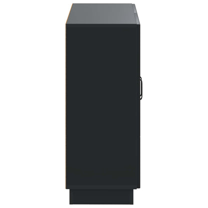 vidaXL Bathroom Storage Cainet HOORN Black 59.5 x 31 x 77 cm