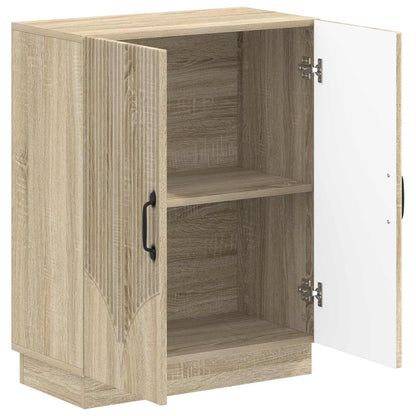 vidaXL Bathroom Storage Cainet HOORN Sonoma Oak 59.5 x 31 x 77 cm