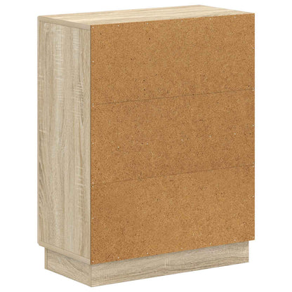 vidaXL Bathroom Storage Cainet HOORN Sonoma Oak 59.5 x 31 x 77 cm