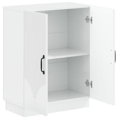 vidaXL Bathroom Storage Cainet HOORN High Gloss White