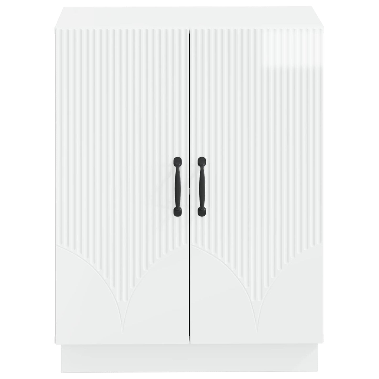 vidaXL Bathroom Storage Cainet HOORN High Gloss White