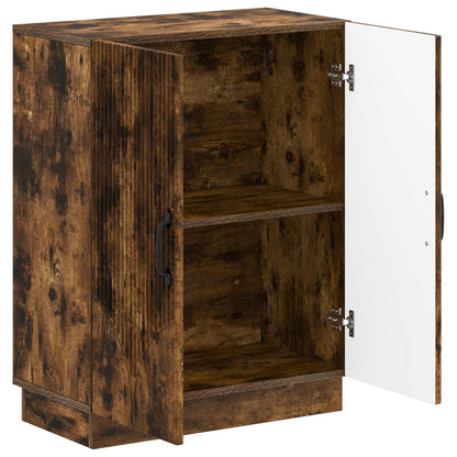 vidaXL Bathroom Storage Cainet HOORN Smoked Oak 59.5 x 31 x 77 cm