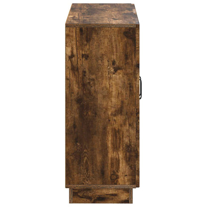 vidaXL Bathroom Storage Cainet HOORN Smoked Oak 59.5 x 31 x 77 cm