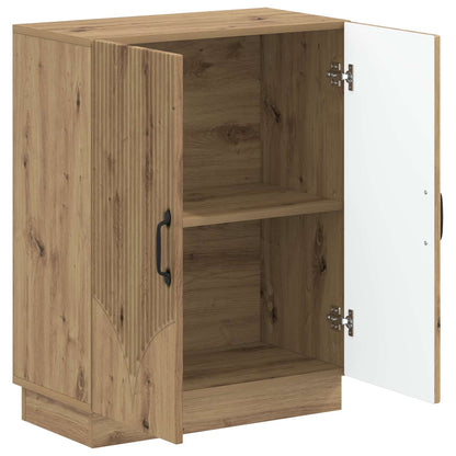 vidaXL Bathroom Storage Cainet HOORN Artisan Oak 59.5 x 31 x 77 cm