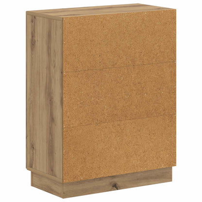 vidaXL Bathroom Storage Cainet HOORN Artisan Oak 59.5 x 31 x 77 cm