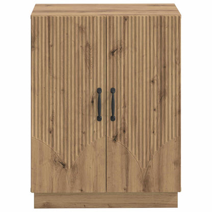 vidaXL Bathroom Storage Cainet HOORN Artisan Oak 59.5 x 31 x 77 cm