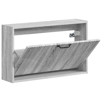 vidaXL Wall-Mounted Shoe Cabinet HOORN 71 x 17 x 43 cm Engineered Wood