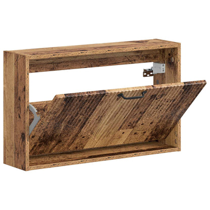 vidaXL Wall-Mounted Shoe Cabinet HOORN 71 x 17 x 43 cm Engineered Wood