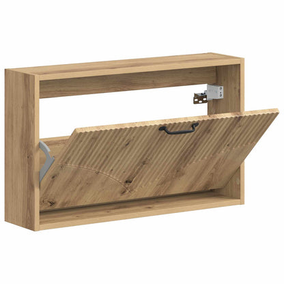 vidaXL Wall-Mounted Shoe Cabinet HOORN 71 x 17 x 43 cm Engineered Wood