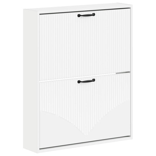 vidaXL Wall-Mounted Shoe Cabinet HOORN 71 x 17 x 86 cm Engineered Wood