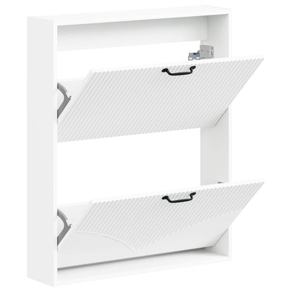 vidaXL Wall-Mounted Shoe Cabinet HOORN 71 x 17 x 86 cm Engineered Wood