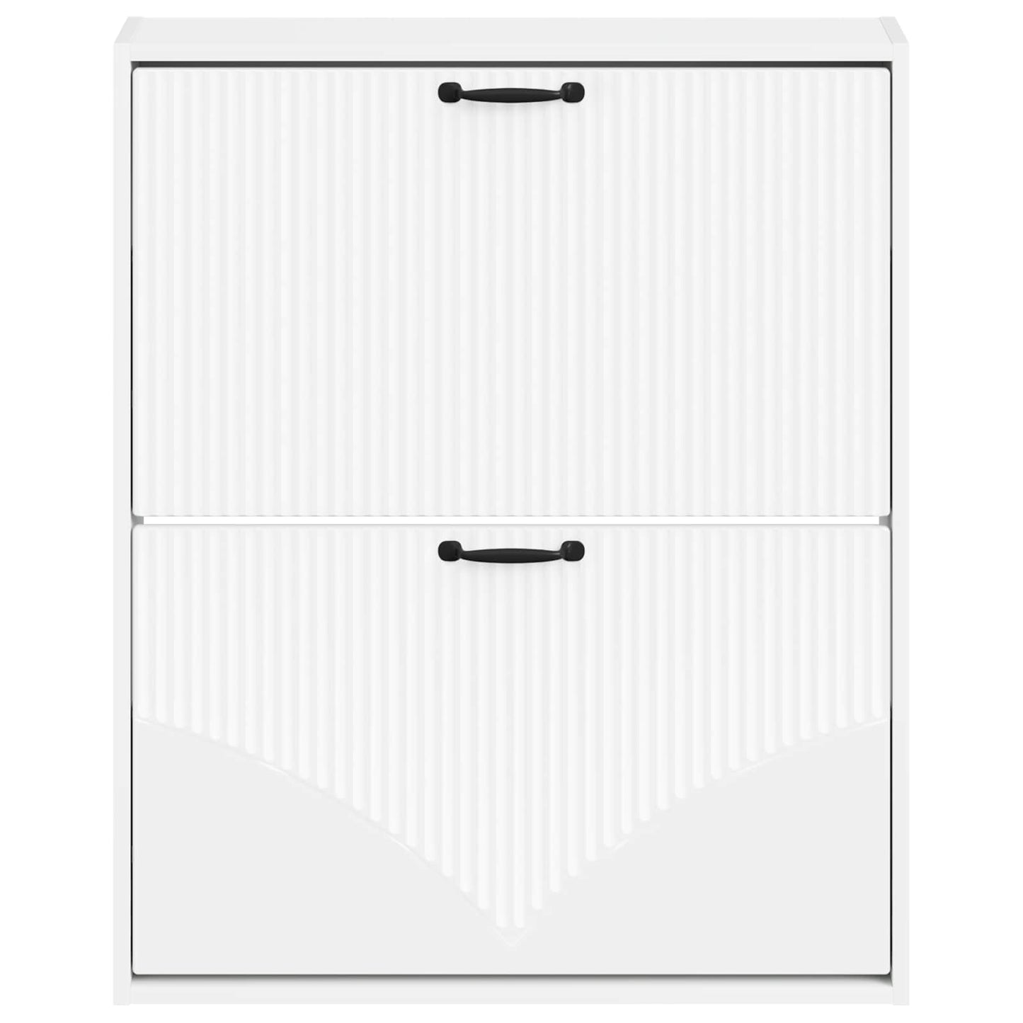 vidaXL Wall-Mounted Shoe Cabinet HOORN 71 x 17 x 86 cm Engineered Wood