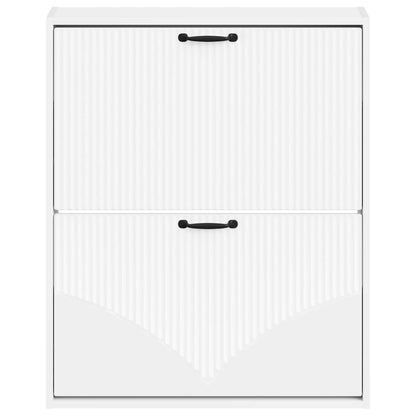 vidaXL Wall-Mounted Shoe Cabinet HOORN 71 x 17 x 86 cm Engineered Wood