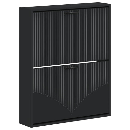 vidaXL Wall-Mounted Shoe Cabinet HOORN 71 x 17 x 86 cm Engineered Wood