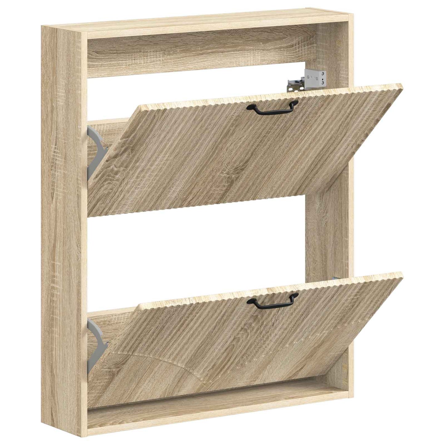 vidaXL Wall-Mounted Shoe Cabinet HOORN 71 x 17 x 86 cm Engineered Wood