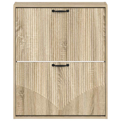 vidaXL Wall-Mounted Shoe Cabinet HOORN 71 x 17 x 86 cm Engineered Wood