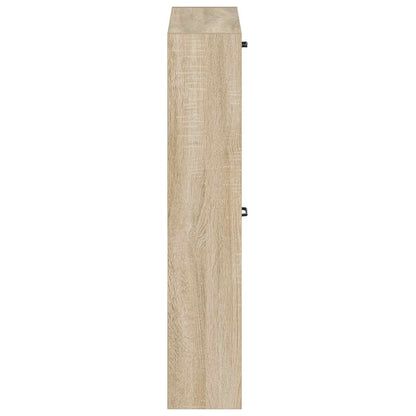 vidaXL Wall-Mounted Shoe Cabinet HOORN 71 x 17 x 86 cm Engineered Wood