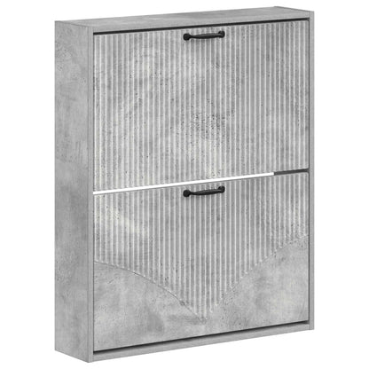 vidaXL Wall-Mounted Shoe Cabinet HOORN 71 x 17 x 86 cm Engineered Wood