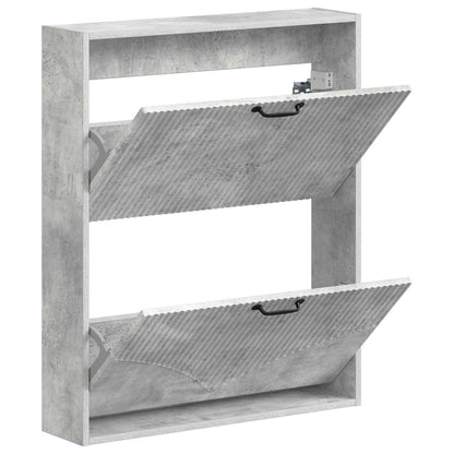 vidaXL Wall-Mounted Shoe Cabinet HOORN 71 x 17 x 86 cm Engineered Wood