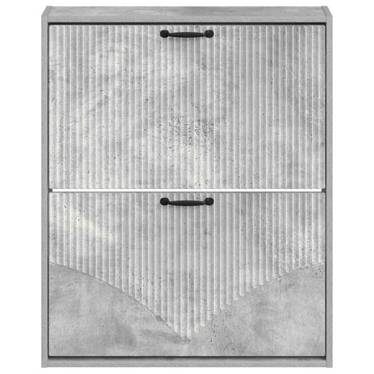 vidaXL Wall-Mounted Shoe Cabinet HOORN 71 x 17 x 86 cm Engineered Wood