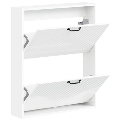 vidaXL Wall-Mounted Shoe Cabinet HOORN 71 x 17 x 86 cm Engineered Wood