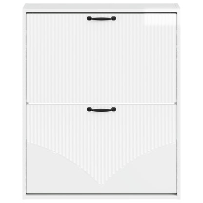 vidaXL Wall-Mounted Shoe Cabinet HOORN 71 x 17 x 86 cm Engineered Wood