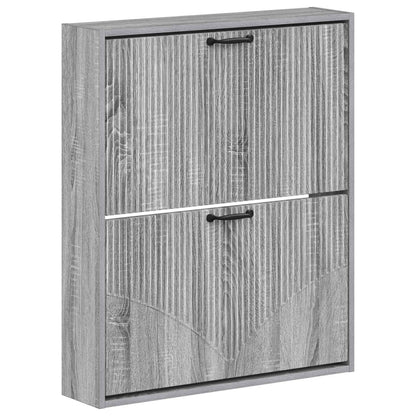 vidaXL Wall-Mounted Shoe Cabinet HOORN 71 x 17 x 86 cm Engineered Wood