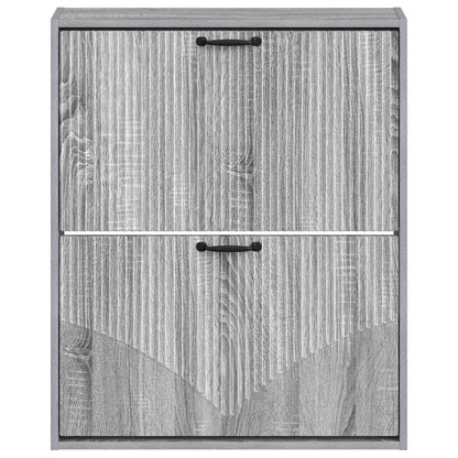 vidaXL Wall-Mounted Shoe Cabinet HOORN 71 x 17 x 86 cm Engineered Wood