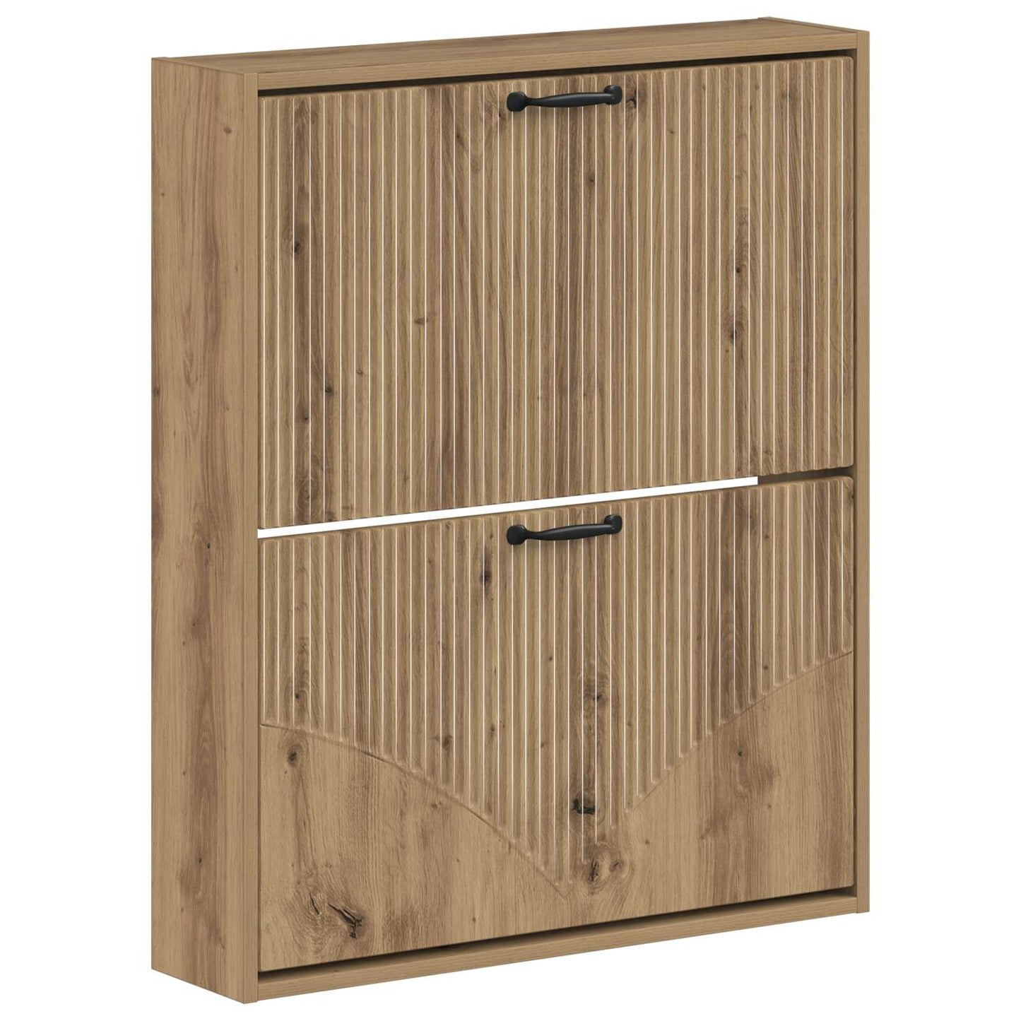 vidaXL Wall-Mounted Shoe Cabinet HOORN 71 x 17 x 86 cm Engineered Wood