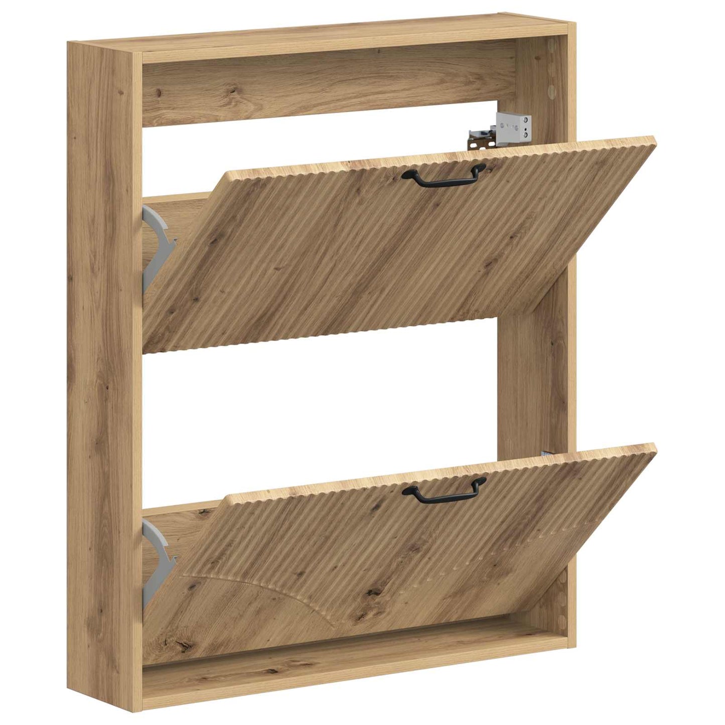 vidaXL Wall-Mounted Shoe Cabinet HOORN 71 x 17 x 86 cm Engineered Wood