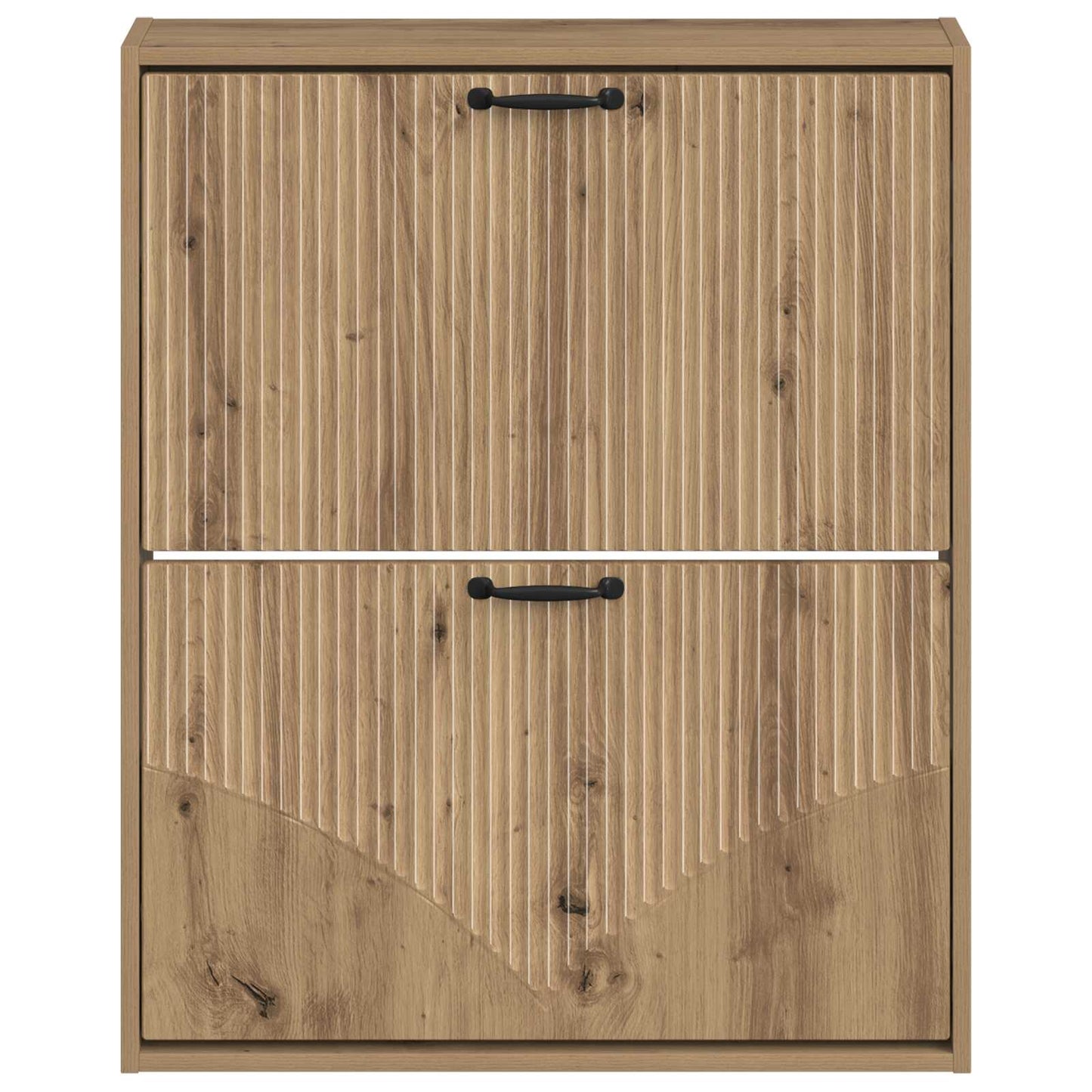 vidaXL Wall-Mounted Shoe Cabinet HOORN 71 x 17 x 86 cm Engineered Wood
